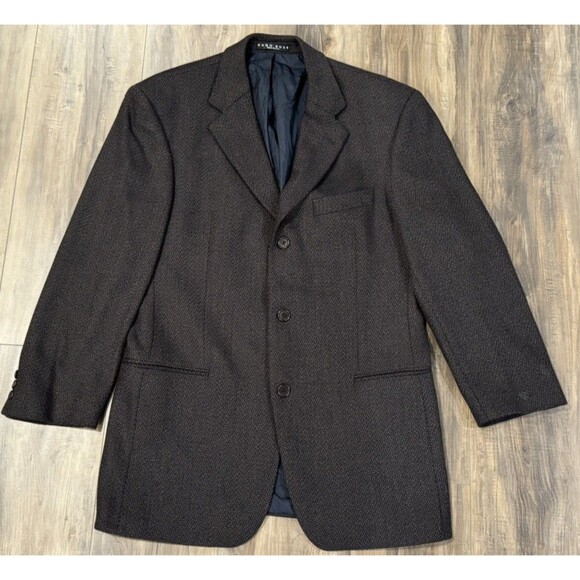 Pantalon Costume Hugo Boss Einstein - Laine Noire Rayée - Taille 40R/42-44F - Occasion TB état